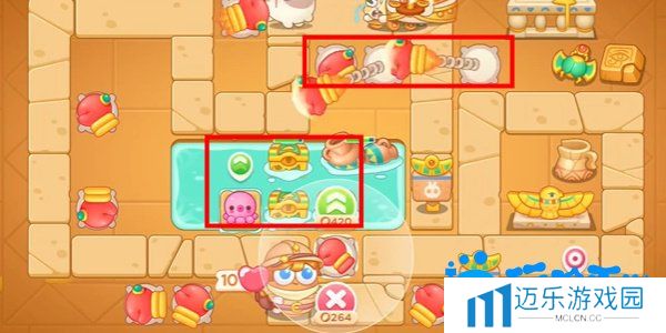 《保卫萝卜4》法老归来第107关通关攻略