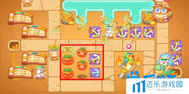 《保卫萝卜4》法老归来第111关通关攻略