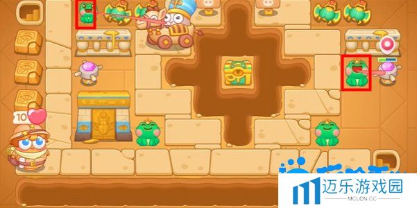 《保卫萝卜4》法老归来第110关通关攻略