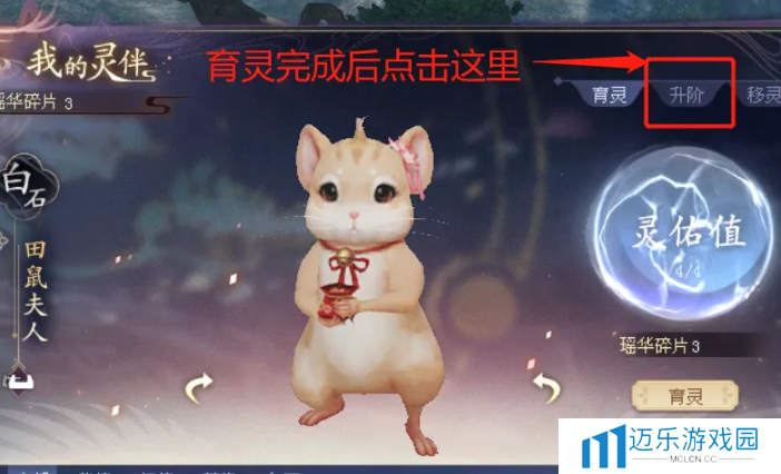 《倩女幽魂》灵伴升阶方法