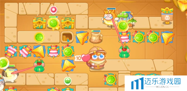 《保卫萝卜4》法老归来第104关通关攻略